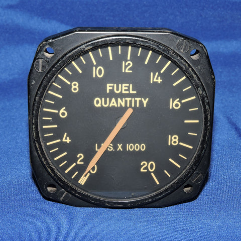 Fuel Quantity Indicator, B-47B Center Main Tank, Minneapolis-Honeywell JG7021A22