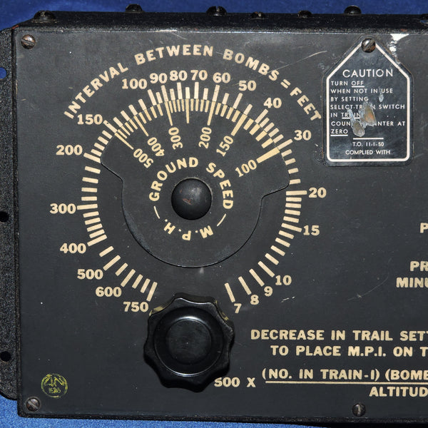 Bomb Direction Control Panel Bomb Release Interval Control Panel Type B-2A – AeroAntique