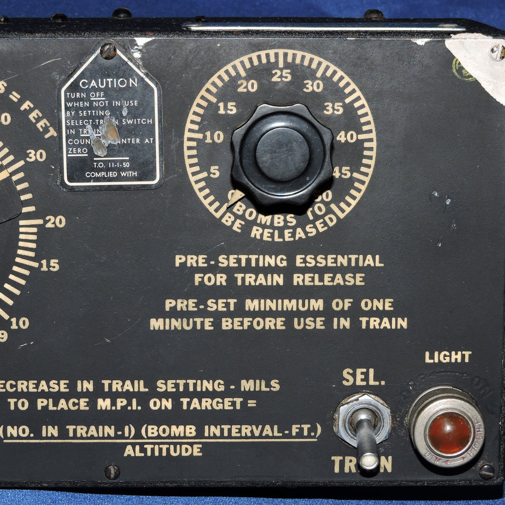 Bomb Direction Control Panel Bomb Release Interval Control Panel Type B-2A – AeroAntique