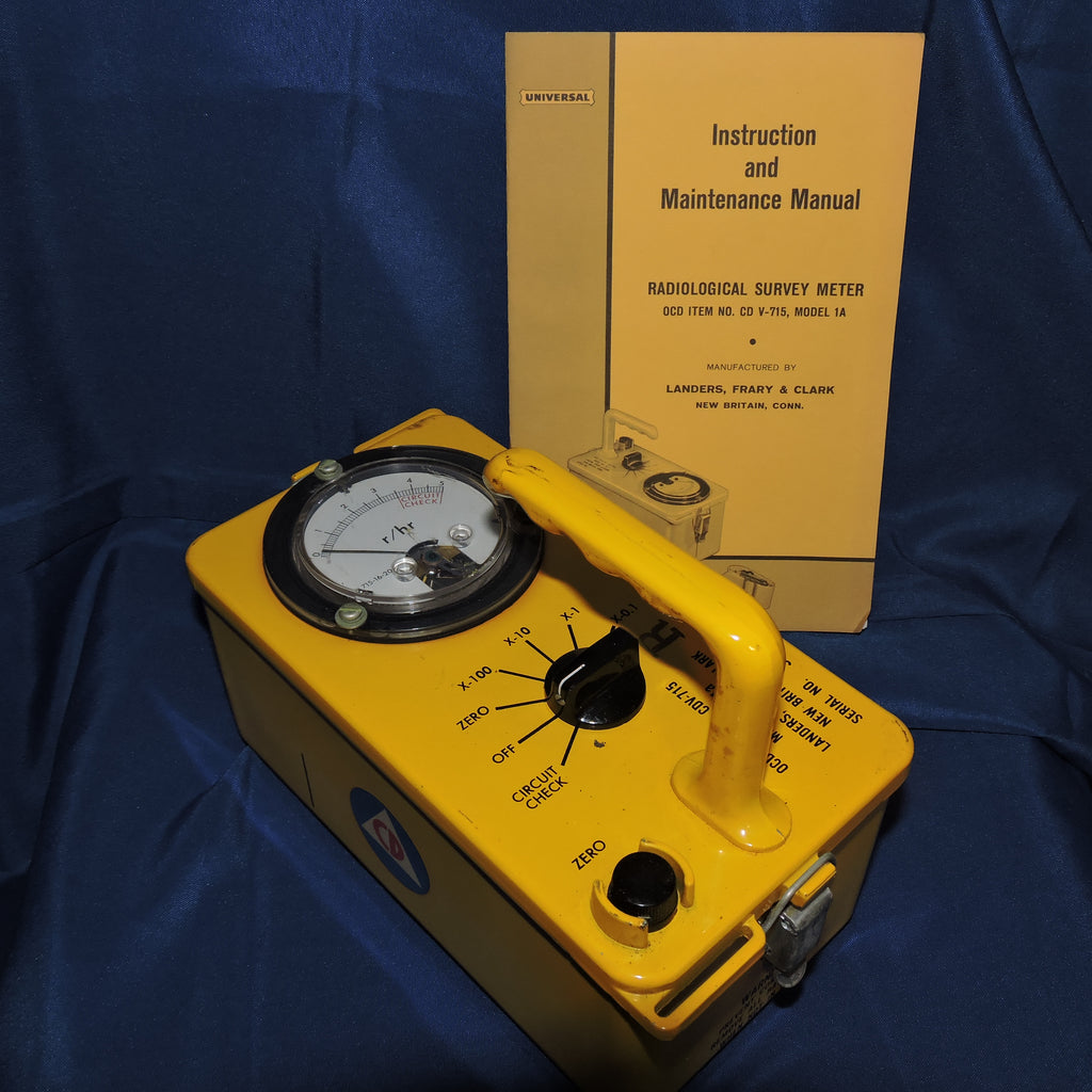 Radiological Survey Meter (Geiger Counter) CDV-715 Model 1A