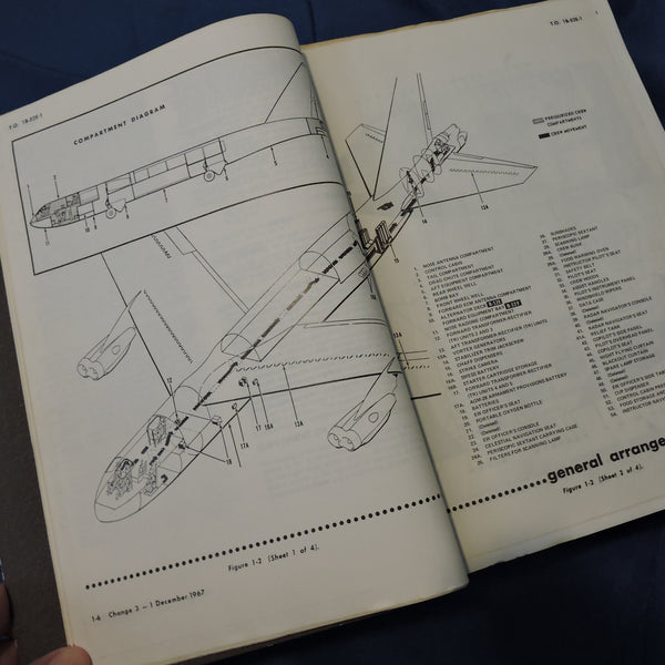 B-52 E&F Stratofortess Bomber Flight Manual TO 1B-52E-1