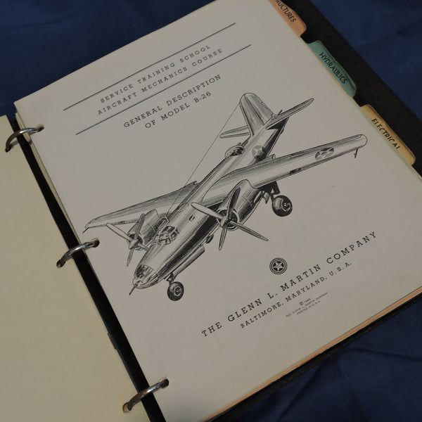 B-26 Marauder Bomber Service Training School Manual 1942