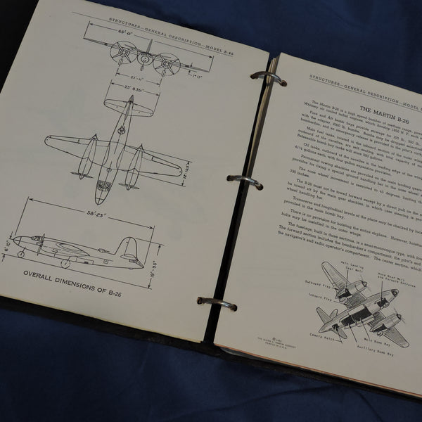 B-26 Marauder Bomber Service Training School Manual 1942