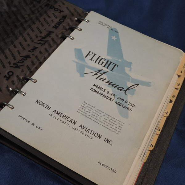 B-25C/D Mitchell Bomber On-Board Flight Manual