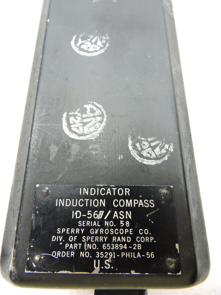 Gyrosyn Induction Compass / Directional Indicator Sperry ID-567/ASN B-52