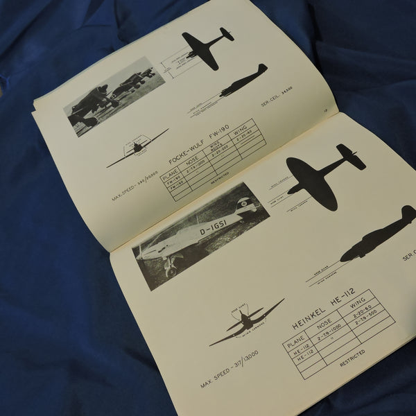 Armament & Fields of Fire, Luftwaffe Aircraft USAAF Training Manual