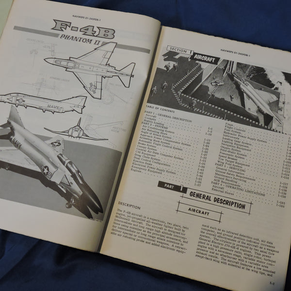 F-4B Phantom Fighter Flight Manual NATOPS Jan 1965