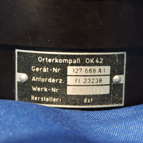 Orterkompass OK42 Compass German Luftwaffe Fl 23238, Do 335 Pfeil
