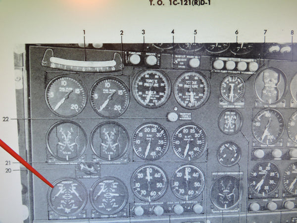 Motorhaubenklappenpositionsanzeige, Bendix Magnesyn, C-121 Lockheed Constellation