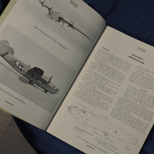 B-24G, H, and J Liberator Bomber Flight Manual Jan 1944