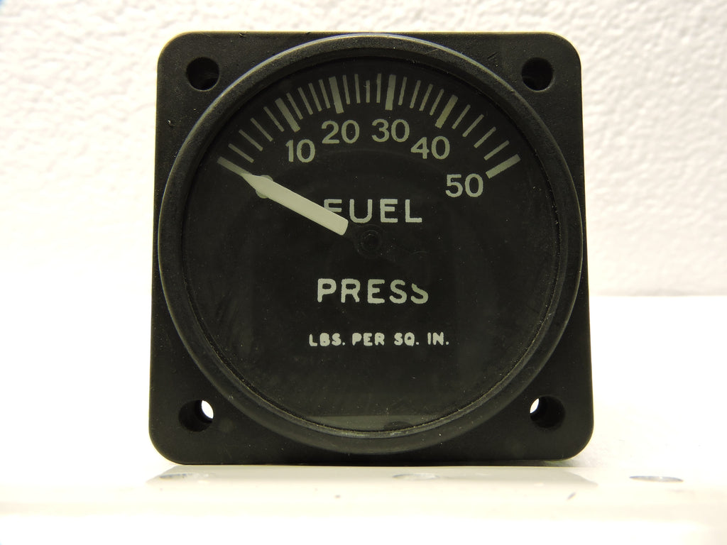 Fuel Pressure Gauge, 50PSI, R88-I-1872, Bureau of Aeronautics US Navy