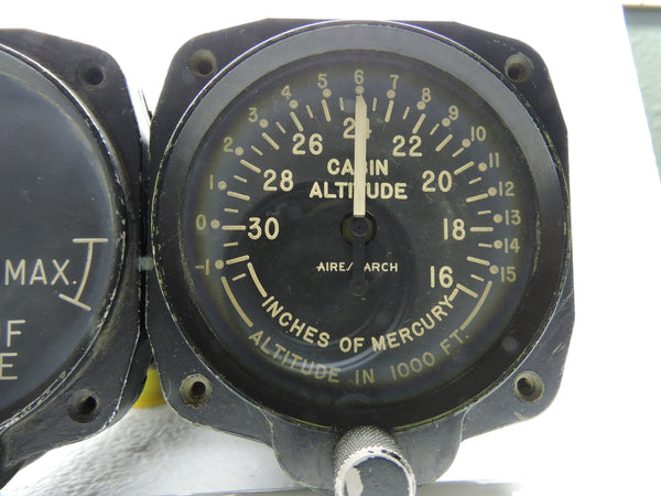 Cabin Altitude/Pressurization Selector Set (2 instruments) B-50 KC-97