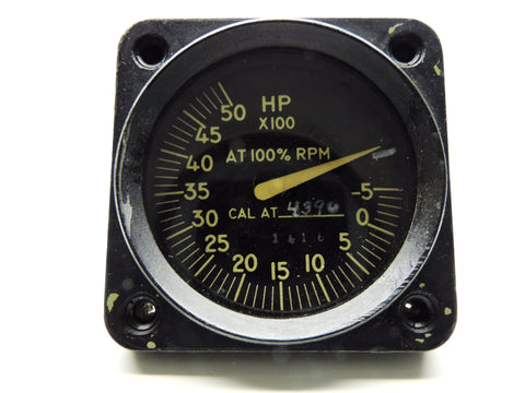 Horsepower Indicator, -500 to 5000 HP, Allison Engine
