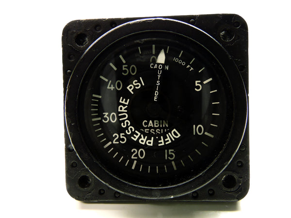 Cabin Altitude and Differential Pressure Indicator, F-89B Scorpion
