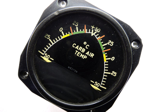 Carburetor Air Temperature Indicator, Dual Engine, Weston, C-46 Commando