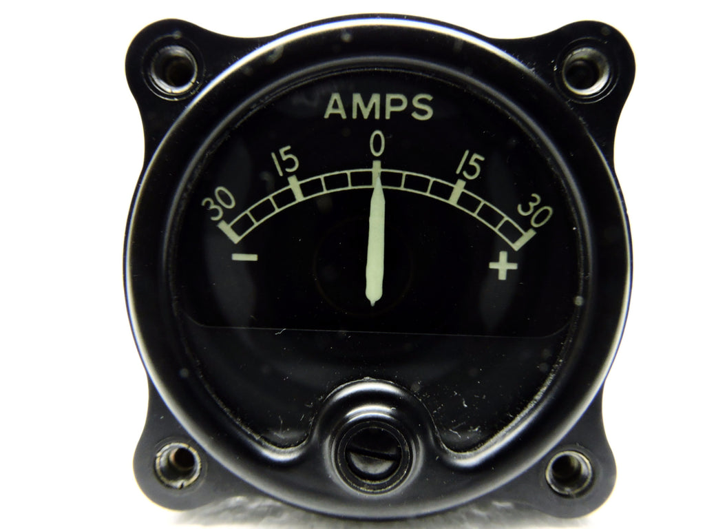 Amperemeter 30-0-30 Ampere, Batterie, Typ D-30, US Navy PBM-5 Mariner