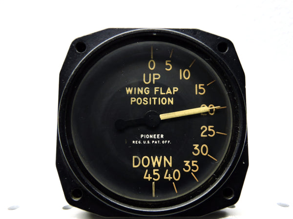 Flap Position Indicator, 0-45 Degrees, Bendix Type 200000-11B-4