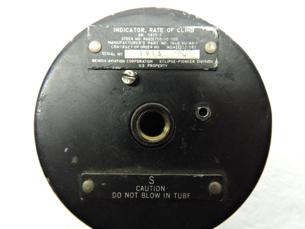 Rate of Climb / Vertical Air Speed Indicator F-86F Sabrejet AN-5825-7