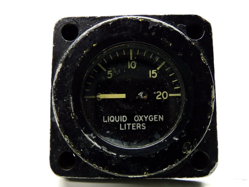 Liquid Oxygen Quantity Indicator, Pressure Gauge, Bendix 2426-558-A2 USAF