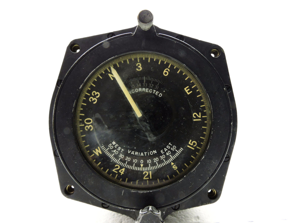Flux Gate Gyro Master Compass Indicator, AN5752-2, WWII B-17, B-24, B-29