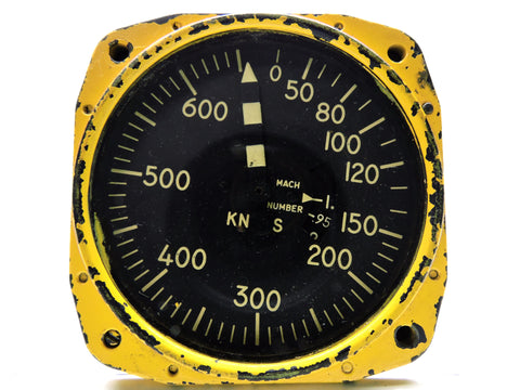 Airspeed / Machspeed Indicator Kollsman AN5863T4 F4U-5N Corsair