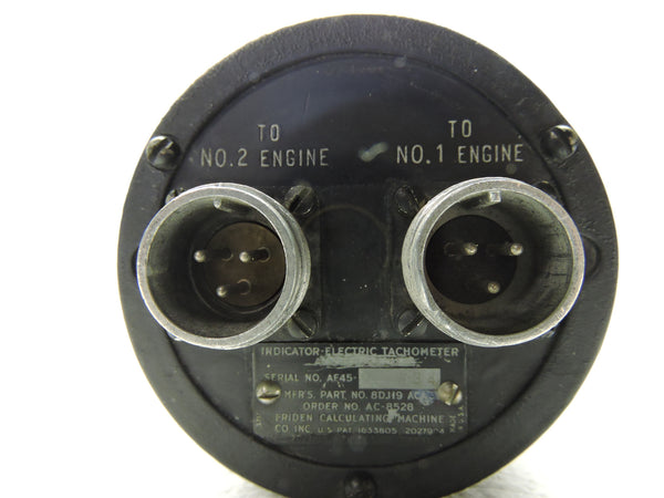 Tachometer, Dual Engine, Electric, Type E-14, AN5530-2 Engines 1 & 2