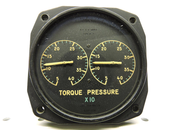 Torque Pressure Indicator, Dual Engine, Bendix 21002-37A-16-A1