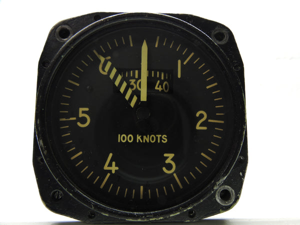 Airspeed Indicator, Maximum Allowable, Type L-7A w/Mach Limiter, Kollsman 1214DX