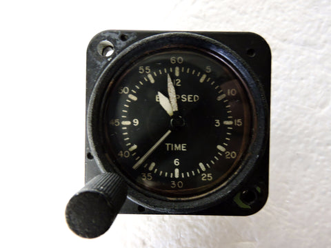Aircraft Clock, Elapsed Time, Elgin, Cold War F9F, FJ-2