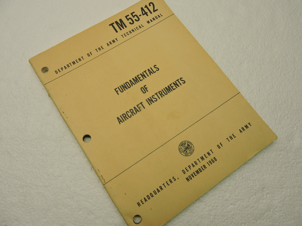 Fundamentals of Aircraft Instruments, US Army TM 55-412, Nov 1968