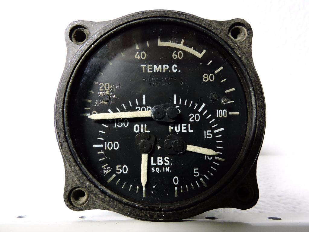 Engine Gage Unit for US Army Air Force Fighters, 1942, Type B-7, AN-5774-B
