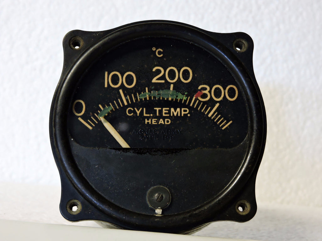Cylinder Head Temperature Indicator, Type B-9, US Army Air Corps WWII