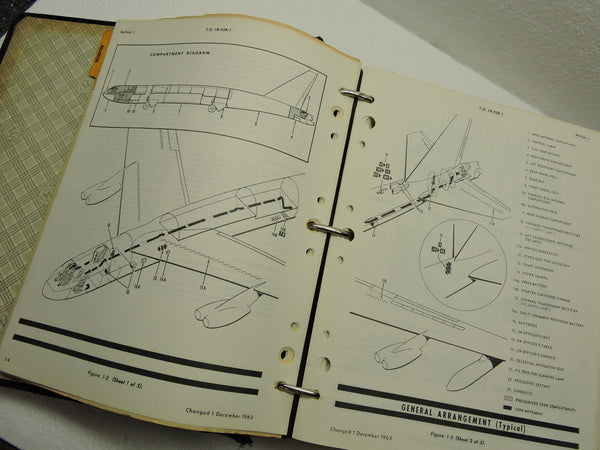 B-52 B-C-D Stratofortress Flight Manual, Original, 1966 USAF