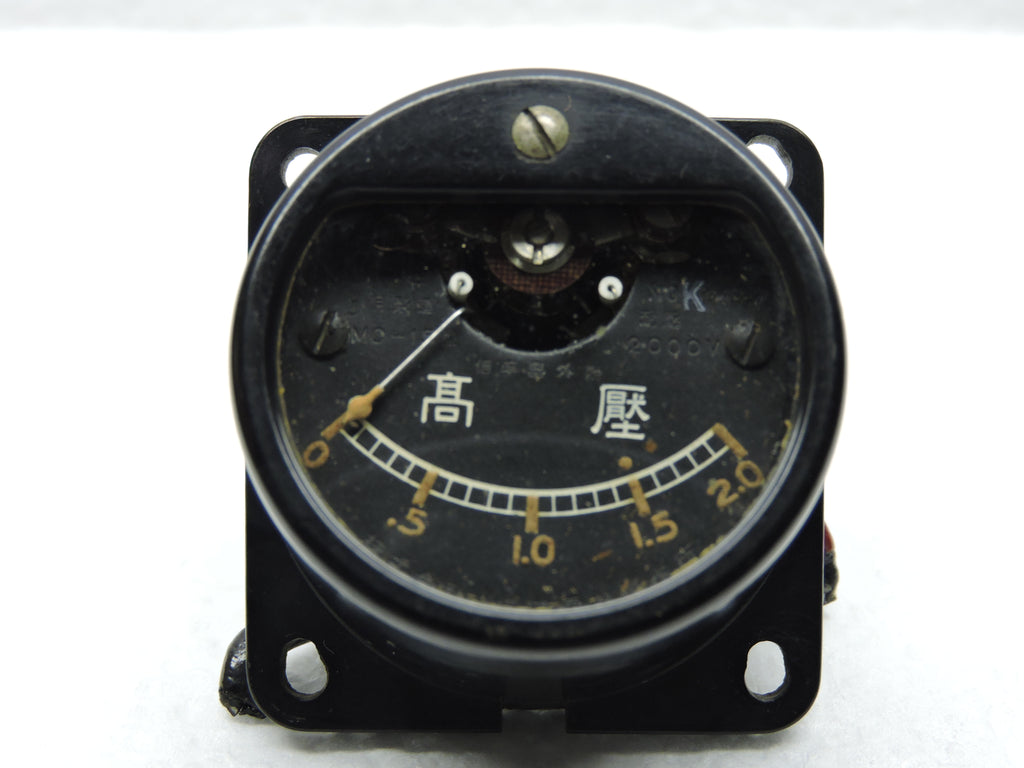 Amperemeter/Voltmeter, japanische Flugzeuge aus dem 2. Weltkrieg