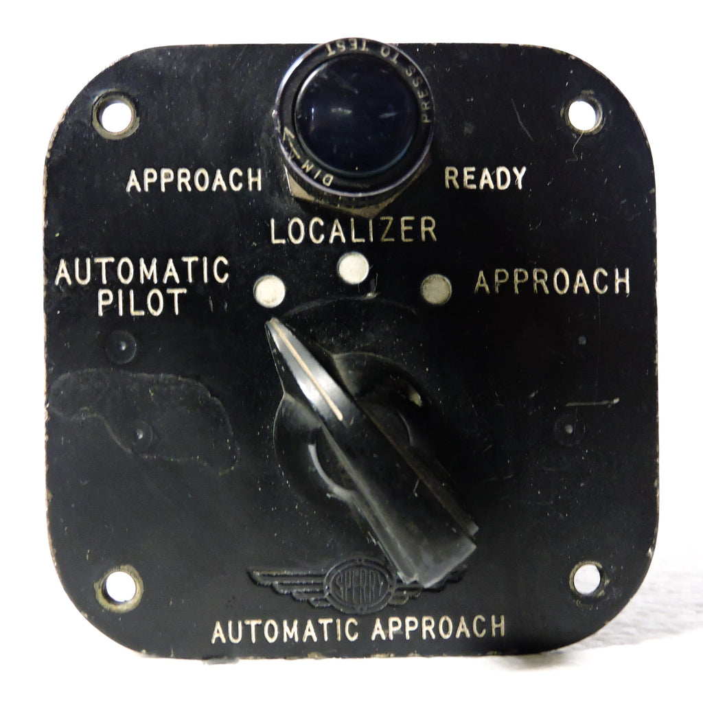 Autopilot Selector Switch Panel Type N-1, USAF E-4 System,, C-130, 658421