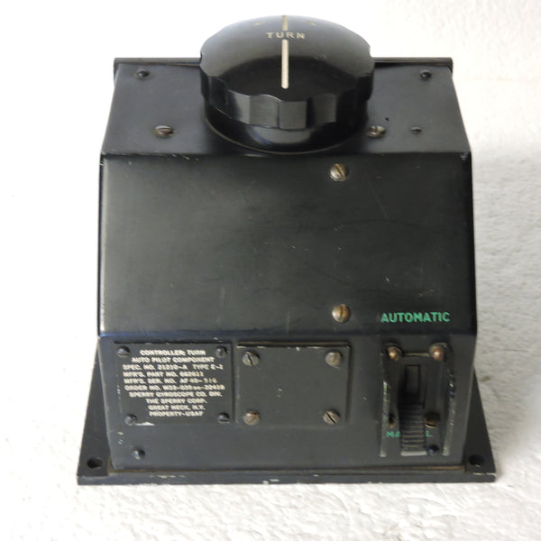 Autopilot Turn Controller, B-47, USAF Type E-1 Sperry 662611
