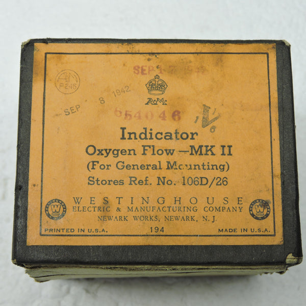 Oxygen Flow Indicator, MK II, British Royal Air Force, 1942