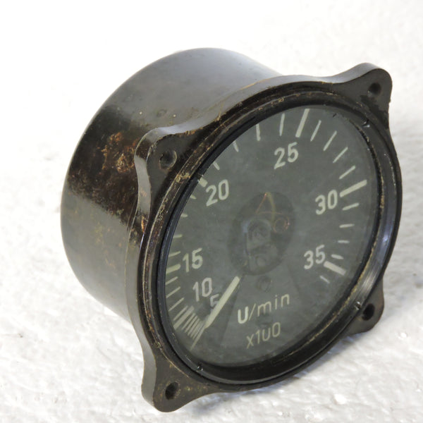 Tachometer, Electrical, 400-3600 RPM, Luftwaffe Fl.20269 Drehzahlanzeiger