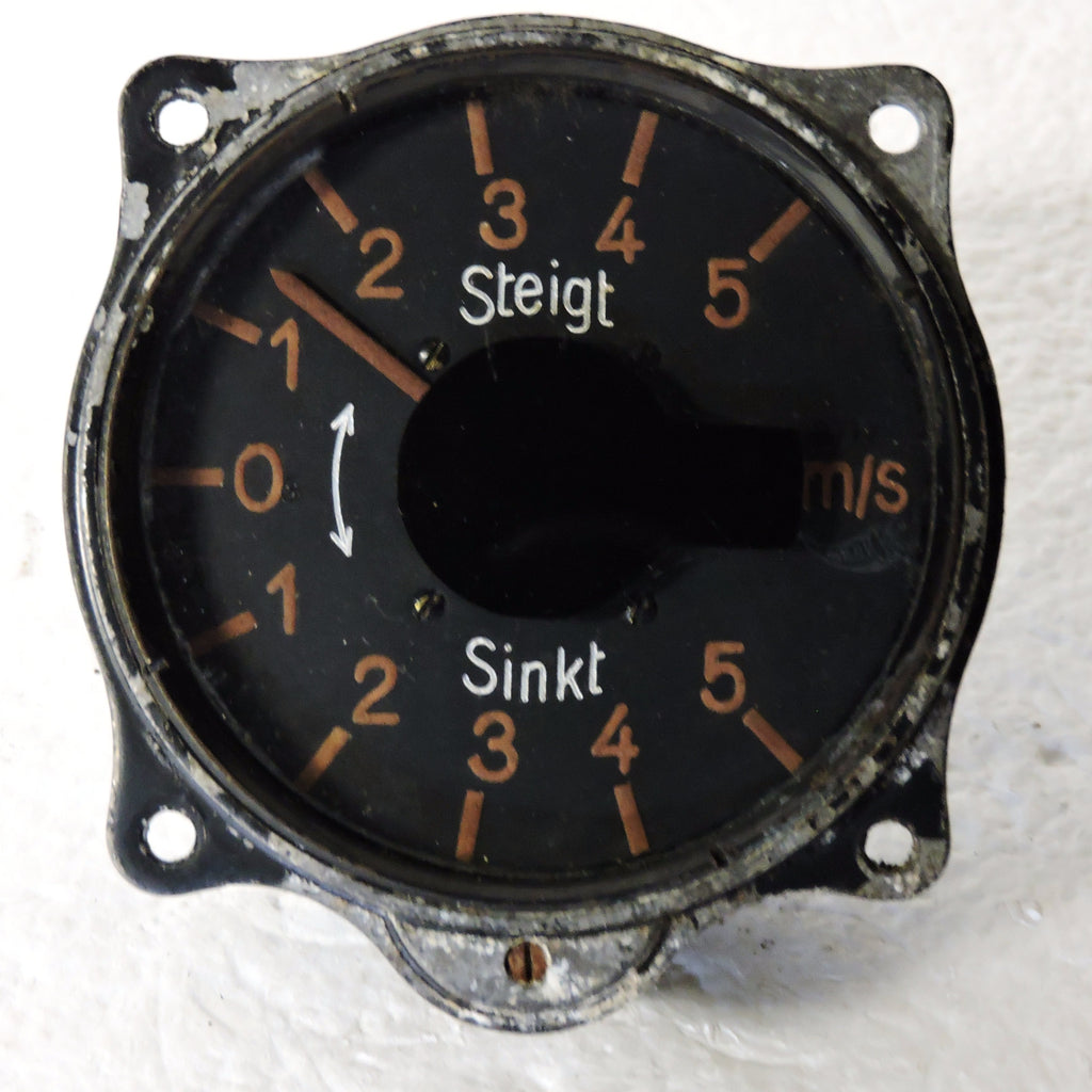 Steiggeschwindigkeits- / Vertikalgeschwindigkeitsanzeige, 5 M/S, Luftwaffenvariometer