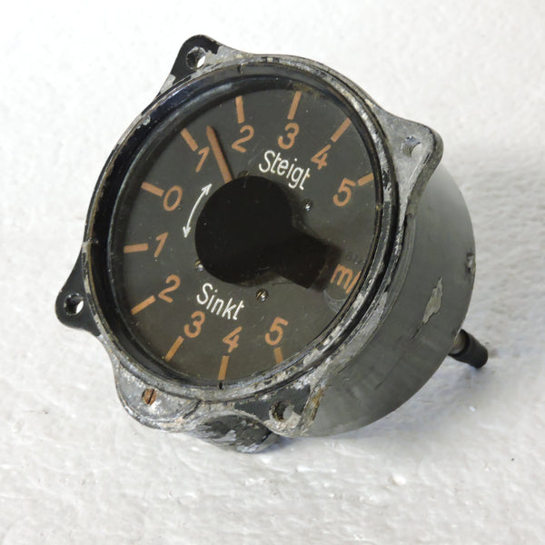 Steiggeschwindigkeits- / Vertikalgeschwindigkeitsanzeige, 5 M/S, Luftwaffenvariometer