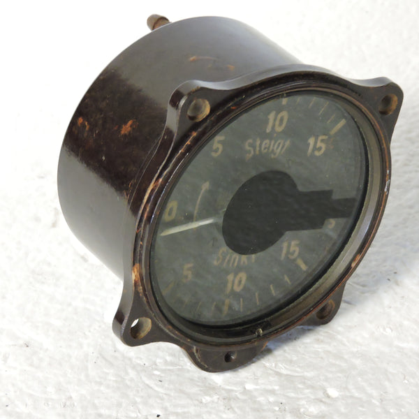 Steiggeschwindigkeits- / Vertikalgeschwindigkeitsanzeige, 15 M/S, Luftwaffenvariometer Fl.22386