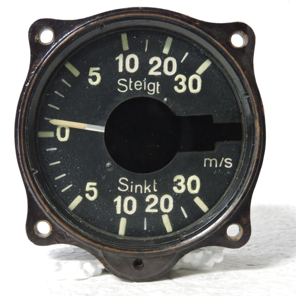 Steiggeschwindigkeits- / Vertikalgeschwindigkeitsanzeige, 30 M/S, Luftwaffenvariometer Fl.22386