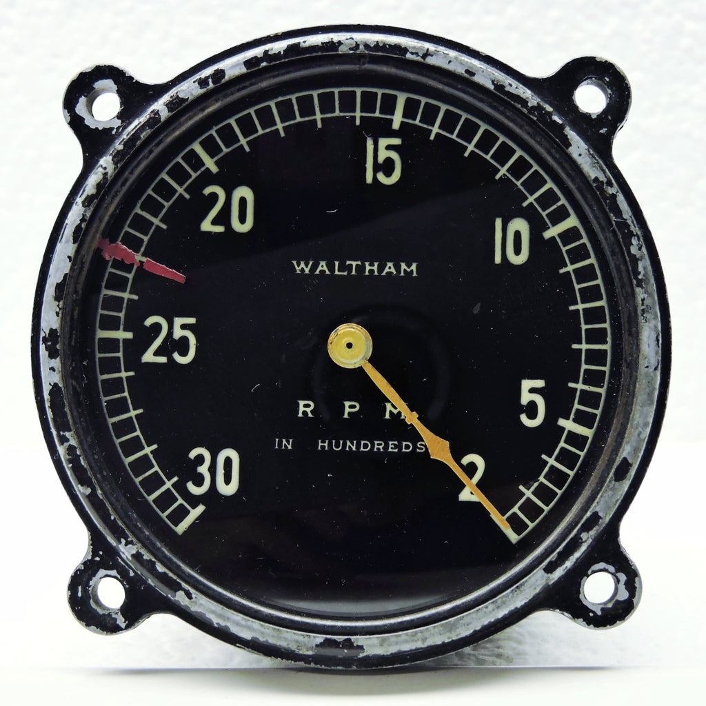 Tachometer, magnetisch, Waltham, 200–3.000 U/min, ca. 1930er Jahre