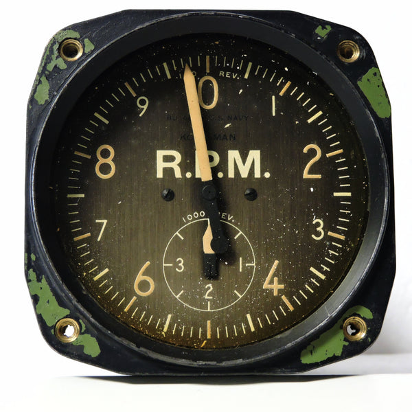 Tachometer, Electric, US Navy Mark V, 88-I-2500 TBM Avenger