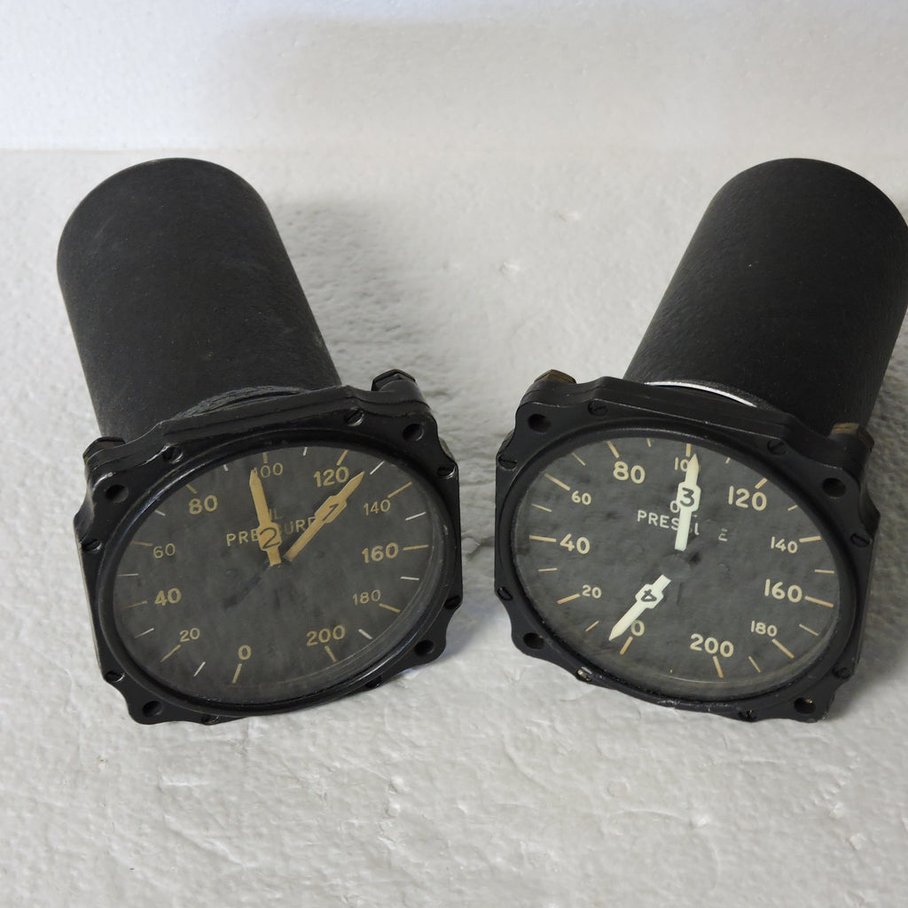 Oil Pressure, Dual, Set for 4-Engine Aircraft, Type B-9A