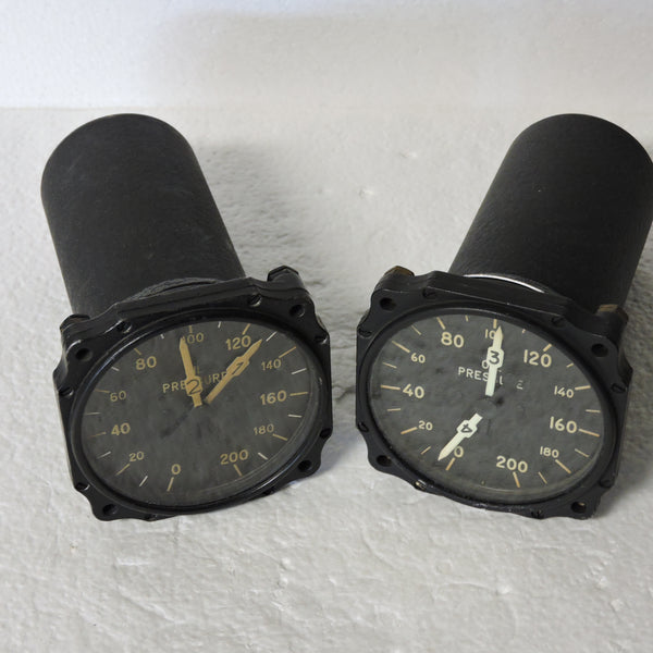Oil Pressure, Dual, Set for 4-Engine Aircraft, Type B-9A