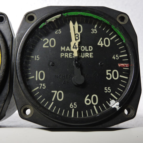 Manifold Pressure, Dual, Set for 4-Engine Aircraft, AN5770-2, D-11
