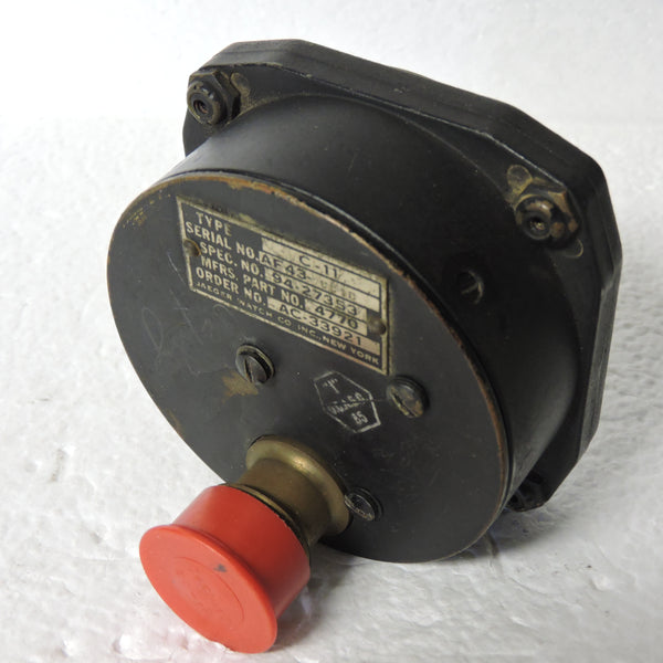 Tachometer, Chronometric, Type C-11, WWII, Air Corps US Army