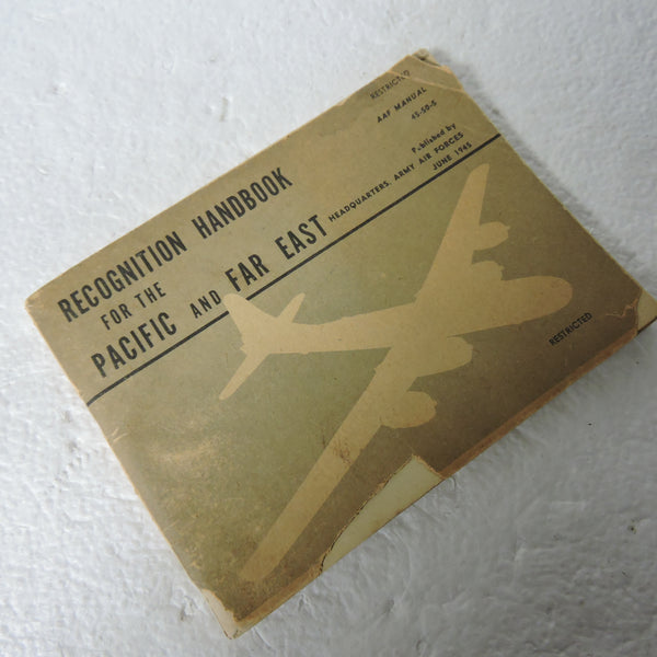 Anerkennungshandbuch für die pazifischen und fernöstlichen Luftstreitkräfte der US-Armee, Juni 1945, 45-50-5
