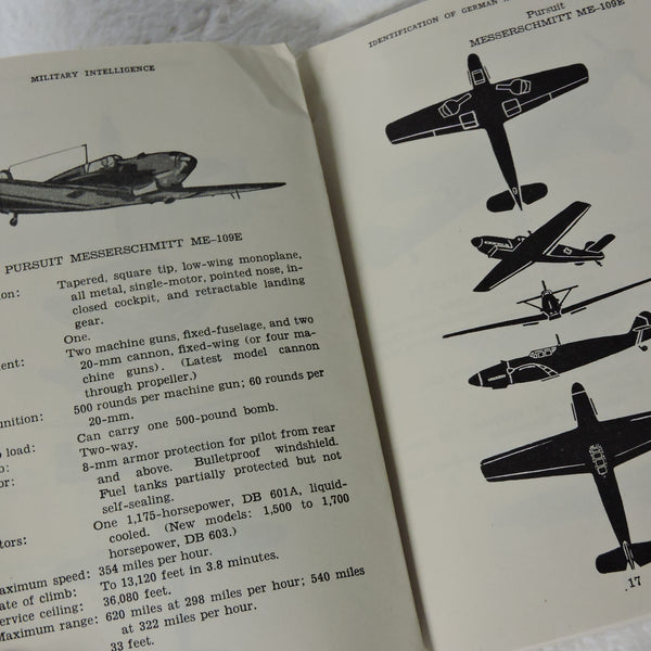 Identifikation deutscher Flugzeuge/Luftwaffe, US War Dept, 1942, FM 30-35
